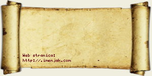 Jefimija Đošović vizit kartica